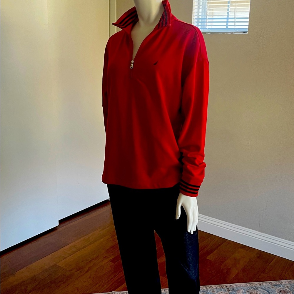 New nautica sport red sport stretch unisex L jacket